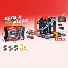 Паркінг з металевими машинками, у валізці 28,5х23,6х7,2 см