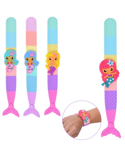 Браслет «Ручсалка» 24 см силіконовий, в асортименті, у пакеті 7х24х1 см