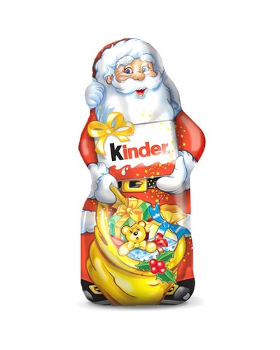 Новорічна фігурка «Санта» шоколадна молочна 55 г, ТМ Кіндер