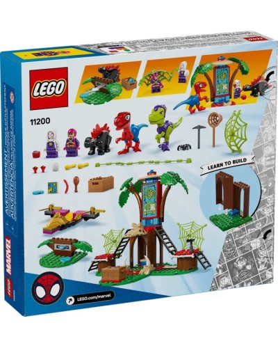 Конструктор «Битва Павука та Раптора Гоббі у штаб-будинку на дереві» на 143 деталі, у коробці 28х6х26 см,ТМ Lego