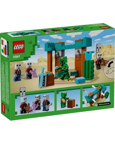 Конструктор «Пустельний патруль розбійника» на 105 деталей, у коробці 19х4,5х14 см,ТМ Lego