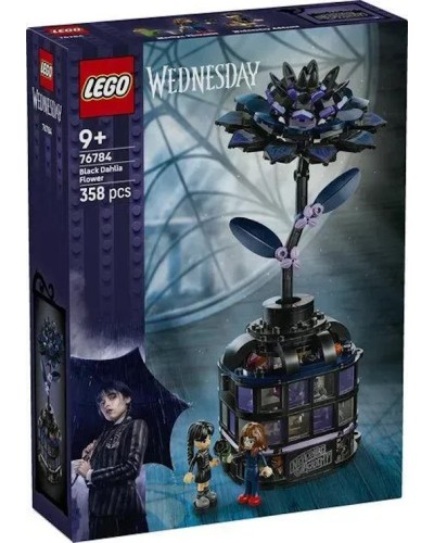 Конструктор «Wednesday Квітка чорної жоржини» на 358 деталей, у коробці 26х6х19 см,ТМ Lego