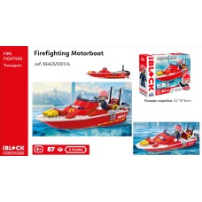 Конструктор «FIRE» на 87 деталей, у коробці 24х16х6 см, IBLOCK JUNIOR