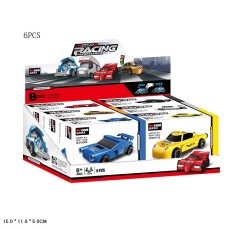 Конструктор «Траснпорт», в асортименті, по 6 шт у дисплеї 15х11х5 см