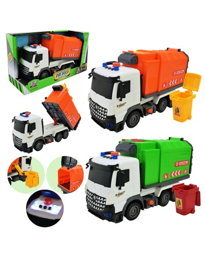 Спецтехніка 35 см зі світлом та звуком, на батарейці, в асортименті, у коробці. 36х13х20,5 см