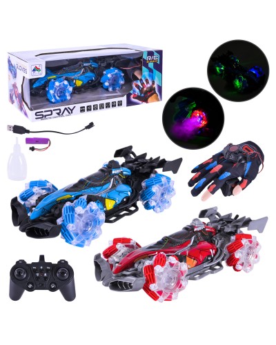 Перевертиш 28 см р/к на акумуляторі зі світлом, парою, пультом та рукавичою для управління, у коробці 35,5х13,5х19 см