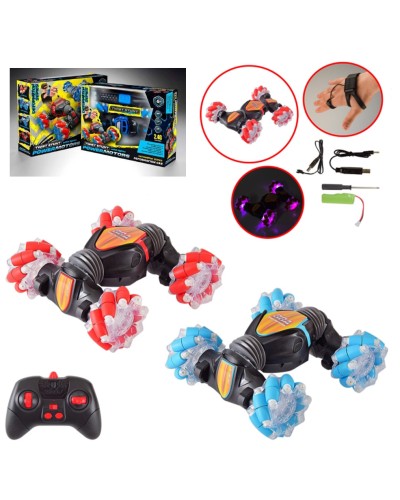 Перевертиш «POWERMOTORS» 25 см р/к на акумуляторі зі світлом та звуком, у коробці 26,5х20,5х9,5 см