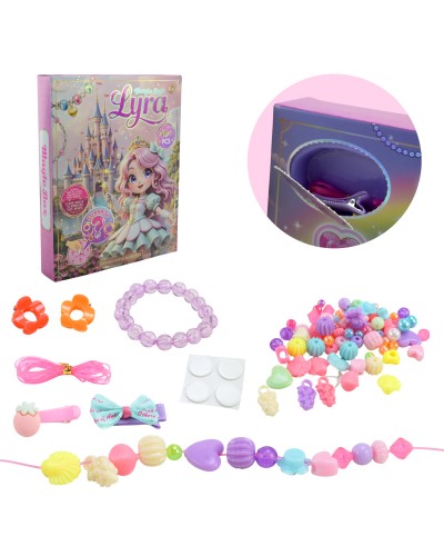 Набір аксесуарів для дівчаток, у коробка 20х4х25 см