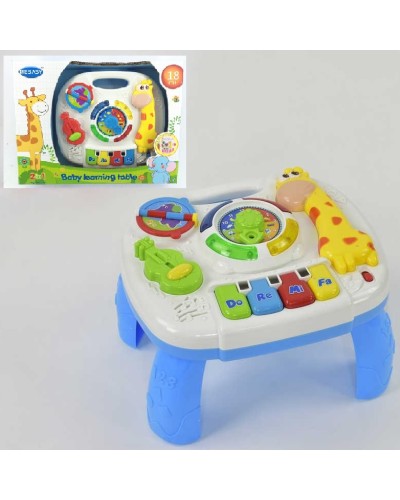 Iгровий столик «Жираф» музичний з підвіскою на ліжко, на батарейці, у коробці 26х33х8 см