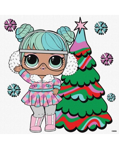 Картина за номерами «L.O.L. Surprise! Jolly Vibes. Bon Bon» 25х25 см, ТМ Ідейка