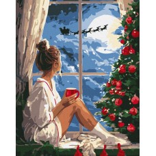 Картина за номерами «Різдвяний вечір» 40х50 см, ТМ Ідейка