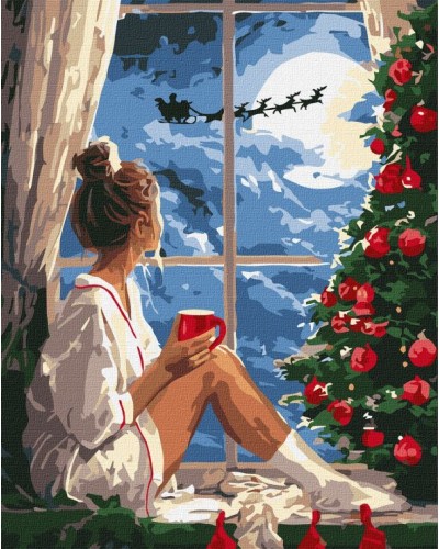 Картина за номерами «Різдвяний вечір» 40х50 см, ТМ Ідейка