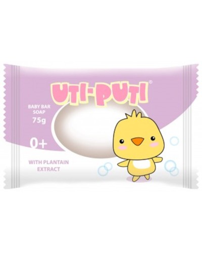 Мило «Уті-Путі» дитяче з екстрактом подорожника 75 г, ТМ Шик