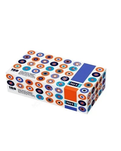 Серветки косметичні «№1» 2-шарові 160 шт, ТМ Bella