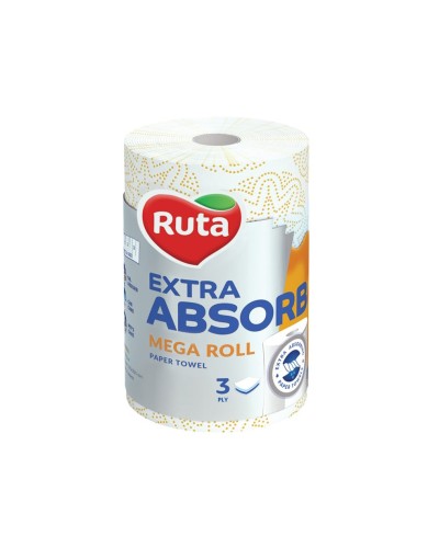 Рушники «Selecta Mega roll» 3-шарові 20 м на 175 арк , ТМ RUTA