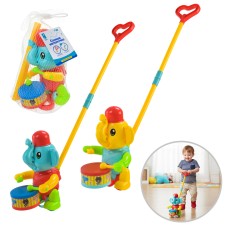 Каталочка «Слоненятко» 43,8х14х16 см зі звуком, в асортименті, у сітці