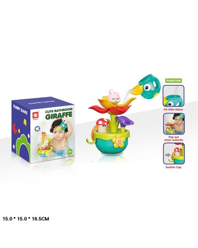 Іграшка для купання «Казковий водоспад» з рухомими деталями та аксесуарами, укоробці 15х15х16,5 см