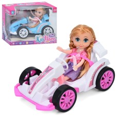 Лялька 15,5 см з машинкою 20 см, в асортименті, у коробці 22х16,5х14,5 см