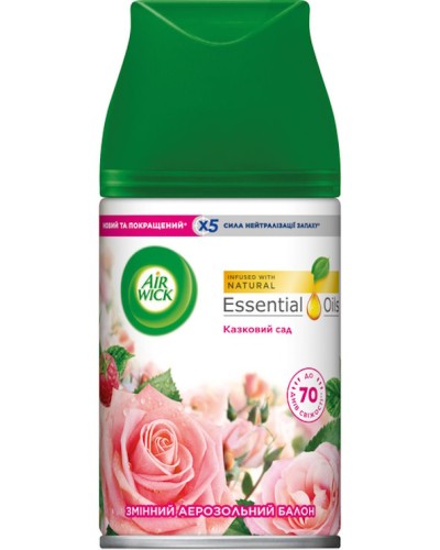 Запаска до автоматичного освіжувача повітря «3D Казковий Сад» балон 250 мл, AIRWICK Fmatik