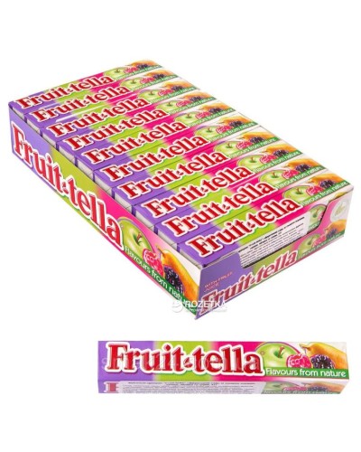 Цукерка «Fruit-tella Садові фрукти» жувальна 41г