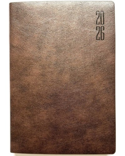 Щоденник датований А5 на 320 сторінок з обкладинкою зі шкірзаму, ТМ Мандарин