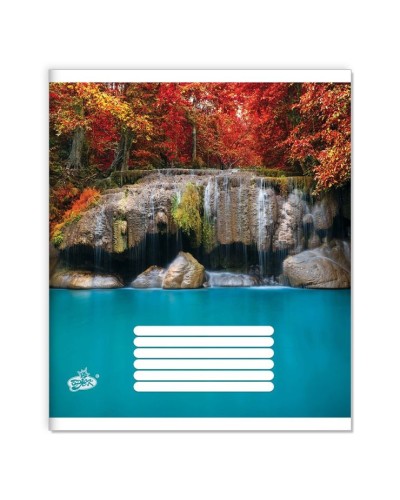 Зошит на 18 аркушів у клітинку «Безкрайні горизонти» №2541, ТМ Brisk