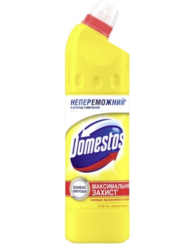 Засіб для чищення туалету «DOMESTOS. Лимонна свіжість» 750 мл