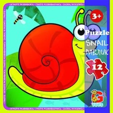 Пазли «Комахи. Равлик» на 12 елементів, ТМ G-Toys