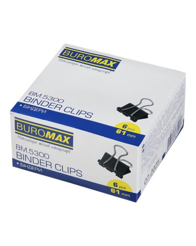 Біндер 61 мм, 6 шт.