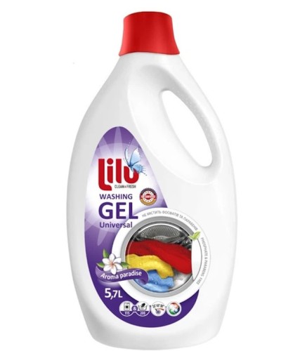 Гель для прання «Aroma paradise» універсальний 5,7 л, ТМ Lilu
