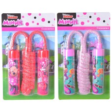 Скакалка «Мінні Маус» довжиною 2,2 м, в асортименті, на планшетці