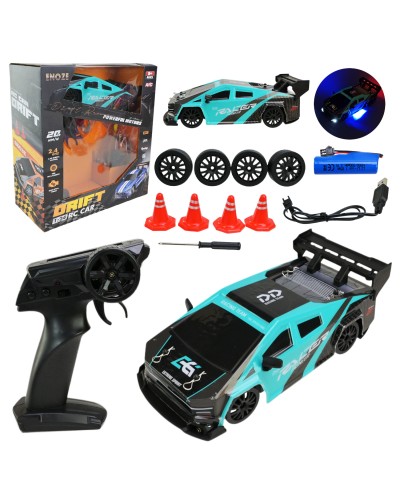 Машина «Cybercar sport» р/к на акумулятрі зі світлом, у коробці 24х11,3х26 см