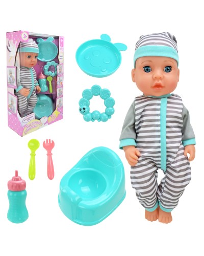 Пупс «Маленьке Сонечко» 33 см їсть, пісяє, з аксесуарами,, у коробці 23,5х11х40 см