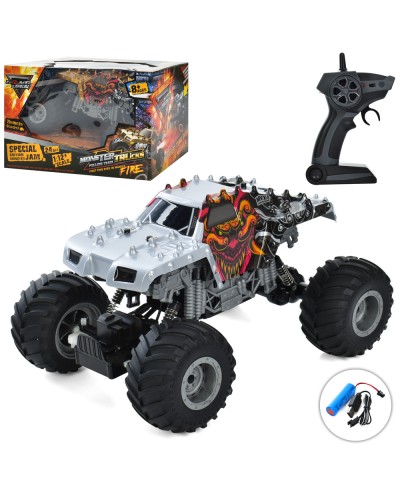 Джип 29 см 1:12 р/к 2,4G на акумуляторі зі звуком та USB, в асортименті, у коробці 34х24х22 см