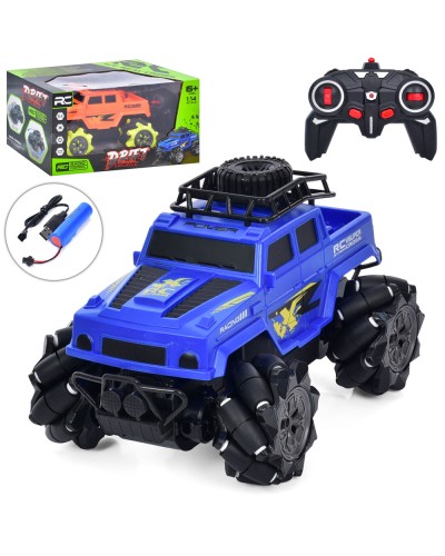 Джип 28 см 1:14 р/к на акумуляторі 2.4G з USB, обертається на 360, в асортименті, у коробці 35х21х18 см