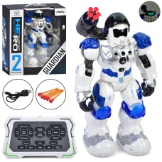 Робот 31 см р/к на акумуляторі з музикою, світлом, програмуванням та USB, їздить та танцює, у коробці 32х37х14,5 см.