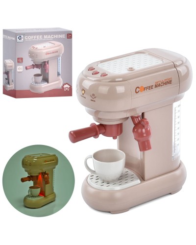 Кавоварка 16х18х9 см зі звуком, світлом та водою, на батарейці, у коробці 17,5х19,5х9,5 см