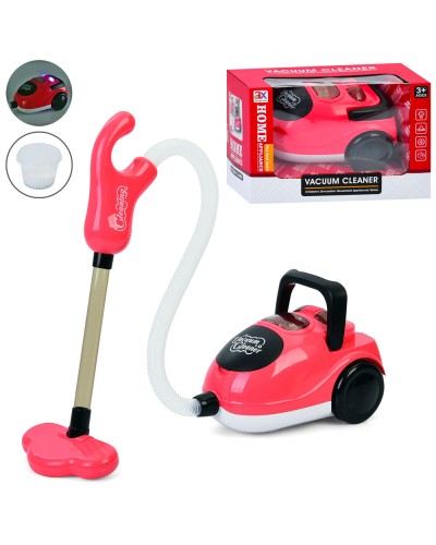 Пилосос 19х86 см зі звуком, світлом, пінопластовими кульками, на батарейках, у коробці 24х16,5х15 см