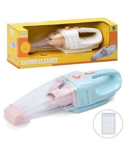 Пилосос 27 см зі звуком та пінопластовими кульками, на батарейці, в асортименті, у коробці 33х11х9 см