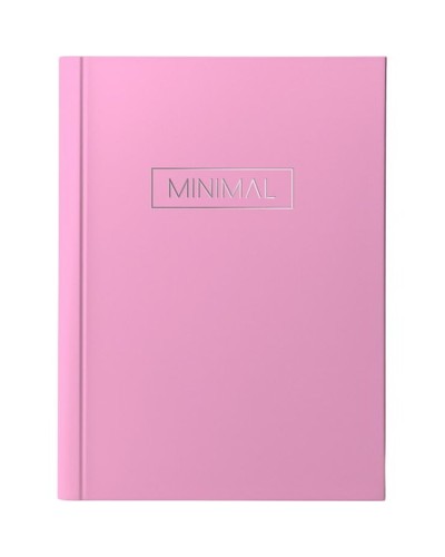 Блокнот «MINIMAL» А5 на 160 аркушів у клітинку з ламінованою обкладинкою, в асортименті, ТМ Рюкзачок