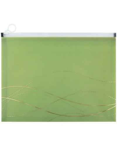 Папка на блискавці zip-lock «Waves-3» А4 пластикова, ТМ Axent