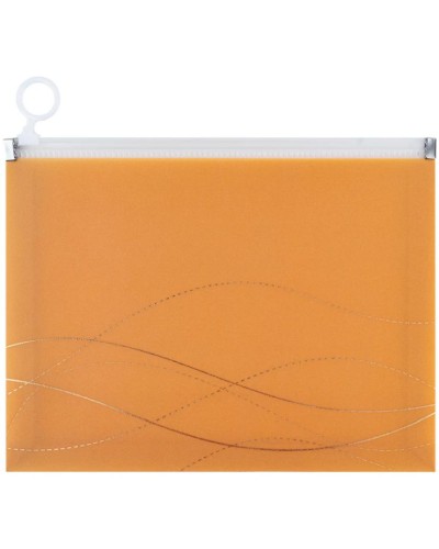 Папка на блискавці zip-lock «Waves-1» А5+ пластикова, ТМ Axent