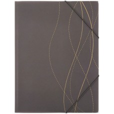 Папка на гумках «Waves-4» А4+ пластикова, ТМ Axent