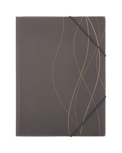 Папка на гумках «Waves-4» А4+ пластикова, ТМ Axent