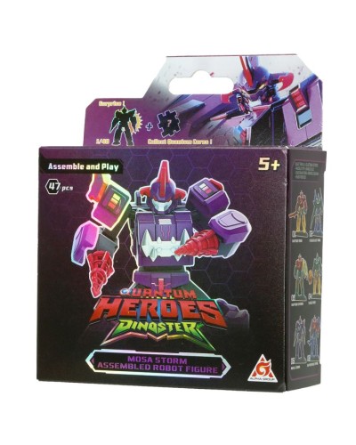 Конструктор-робот «DINOSTER. Моса Шторм» на 47 деталей, у коробці 6х13х16 см