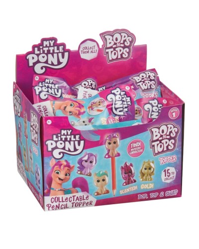 Колекційна фігурка-топер HTI «Bops & Tops. Мій маленький поні» 4 см, в асортименті, у пакеті