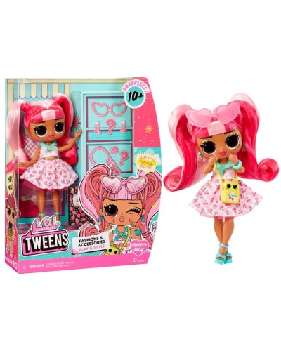 Ігровий набір із лялькою LОL SURPRISE! серії «Tweens Core. Вишнева леді»: лялька 15 см та аксесуари, у коробці 20х6х25 см