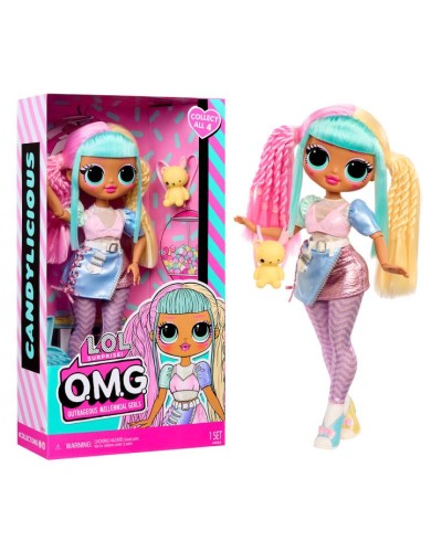 Лялька L.O.L.Surprise! серії «O.M.G. Entry. Цукерочка» 24 см, у коробці 27х6х15 см