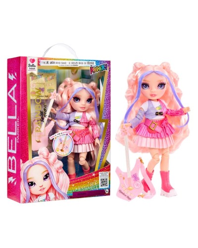 Лялька RAINBOW HIGH «Junior High Rockband. Белла» 23 см з аксесуарами, у коробці 6х20х27 см