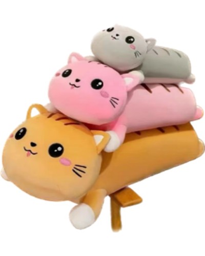 М'яка іграшка «Кіт-батон» 110 см, в асортименті